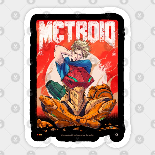 Samus Sticker by jhony-caballero-store